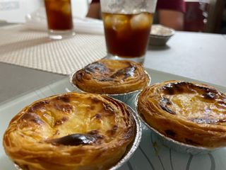 디앙뜨 포르투갈 에그타르트 오리지널 맛+패션후르츠+초콜릿타르트 맛 중 택1 — 3.5점을 준 리뷰어가 2021년 7월 올린 사용 사진