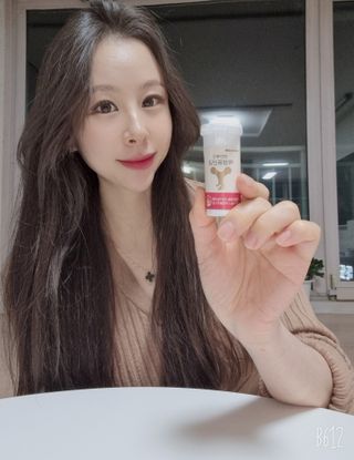 메이준뉴트리 메이준쎌 편안해질 여성유산균 — 5점을 준 리뷰어가 2021년 2월 올린 사용 사진