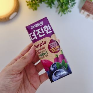 [롯데칠성] 야채듬뿍 더'진한 [롯데칠성] 야채는 이제 COLORFULL! 야채듬뿍  더 진한 레드 4개 +퍼플 4개 (총 8개) — 5점을 준 리뷰어가 2023년 6월 올린 사용 사진