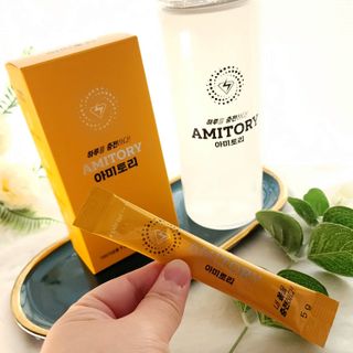 주식회사 씨크릿비에프랩 마시는 아미노산 아미토리 열대과일맛 14포 [1포, 5g / 보틀증정] — 4점을 준 리뷰어가 2023년 2월 올린 사용 사진