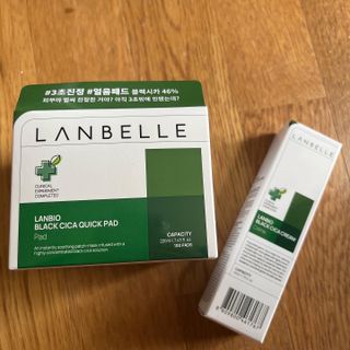 랑벨 랑바이오 블랙 시카 크림 50ml(블랙비 프로폴리스, 시카 4종, 판테놀 10 함유) — 5점을 준 리뷰어가 2022년 7월 올린 사용 사진