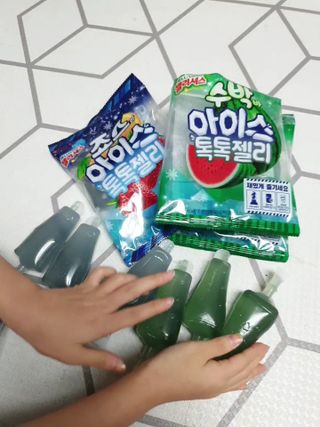 롯데제과 죠스바 아이스 톡톡 젤리 — 5점을 준 리뷰어가 2021년 10월 올린 사용 사진