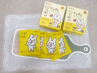 네이처오다 달칩 초코샌드 — 5점을 준 리뷰어가 2021년 1월 올린 사용 사진