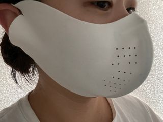 [AVAVE] 어베이브 페이스히트 스포츠 골프 방한 페이스 마스크 — 4점을 준 리뷰어가 2024년 1월 올린 사용 사진