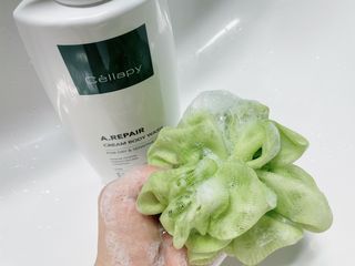 셀라피 에이리페어 크림 바디 워시 2세대 500ml — 5점을 준 리뷰어가 2021년 1월 올린 사용 사진