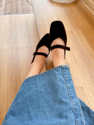 로서울 Rowie mary jane shoes Velvet, Ecoclean — 5점을 준 리뷰어가 2021년 9월 올린 사용 사진