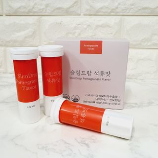 [슬림드랍 석류맛] 건기식 다이어트 보조제 겸 비타민 — 5점을 준 리뷰어가 2022년 1월 올린 사용 사진