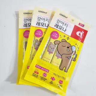[레모나] 강아지 레모나 강아직 영양 간식 4종 택 1 — 5점을 준 리뷰어가 2023년 12월 올린 사용 사진