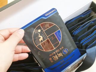 광동생활건강 [광동] 바르게 만든 녹용, 광동정녹청 — 5점을 준 리뷰어가 2021년 12월 올린 사용 사진