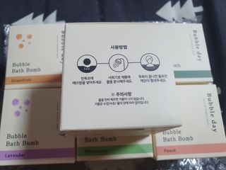 버블데이 배쓰밤 거품입욕제 버블바 6종 — 5점을 준 리뷰어가 2021년 8월 올린 사용 사진