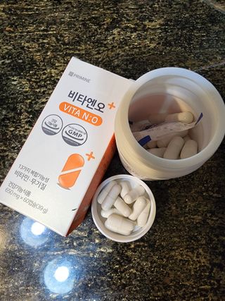 프리마인 성큼다가온 봄, 이너뷰티를 챙겨야 피부도 화사하게, 컨디션도 활기차게. 흡수율을 높인 고효율 비타민. — 5점을 준 리뷰어가 2022년 9월 올린 사용 사진