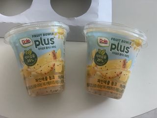 돌 Dole 식이섬유 플러스 후룻컵 198g 6입 X 2박스 — 5점을 준 리뷰어가 2022년 10월 올린 사용 사진