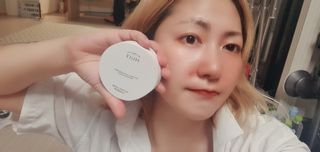 위뜨 글로시 레이어 쿠션 — 5점을 준 리뷰어가 2022년 7월 올린 사용 사진