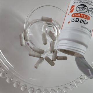 프리마인 성큼다가온 봄, 이너뷰티를 챙겨야 피부도 화사하게, 컨디션도 활기차게. 흡수율을 높인 고효율 비타민. — 5점을 준 리뷰어가 2022년 3월 올린 사용 사진