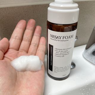 NESAY 네세이 크림 폼클렌져 포맨 150mL 남자폼클렌져 — 4.5점을 준 리뷰어가 2021년 5월 올린 사용 사진