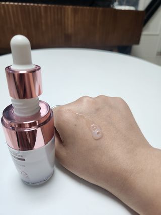 나우 [리브엠] 123억개 엑소좀으로 채운 눈부신 광채, 엑소코어 화이트닝 텐션 앰플 — 3점을 준 리뷰어가 2023년 7월 올린 사용 사진