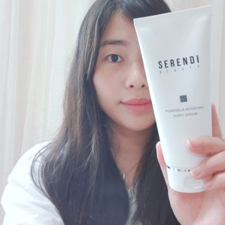세렌디뷰티 퓨어델라 부스팅 바디크림 — 5점을 준 리뷰어가 2021년 7월 올린 사용 사진