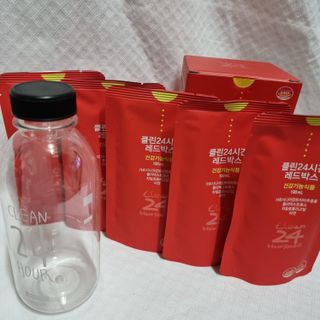 클린24시간 레드박스 1BOX(5포) + 전용보틀(500ml) — 5점을 준 리뷰어가 2024년 1월 올린 사용 사진