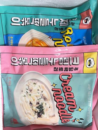 [푸딩팩토리] 로제누들떡볶이 500g / 까르보나라크림누들떡볶이 500g — 5점을 준 리뷰어가 2022년 7월 올린 사용 사진