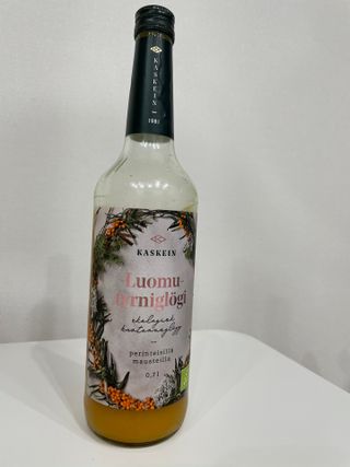 H365 [Kaskein Luomutyrniglögi] 핀란드 전통 무알콜 멀드와인 시벅톤 글로기 — 3점을 준 리뷰어가 2021년 4월 올린 사용 사진