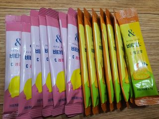비타앤C 레몬맛, 망고맛 — 5점을 준 리뷰어가 2021년 4월 올린 사용 사진