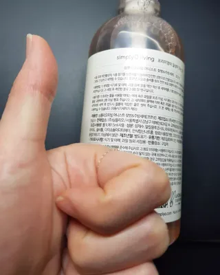 심플리오리빙 어니스트 주방세제 본품 500ml + 리필 900ml (코코넛향) — 5점을 준 리뷰어가 2022년 6월 올린 사용 사진