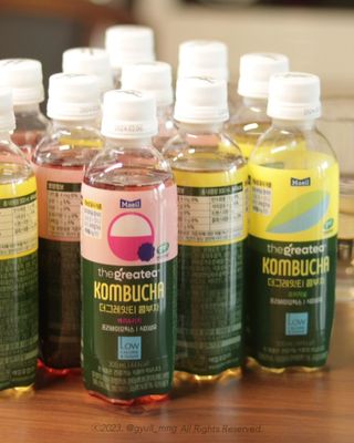 더그레잇티 콤부차 [매일유업] 더그레잇티 44kcal 콤부차 300ml *12개입 (오리지널 6개+베리리치 6개) — 4.5점을 준 리뷰어가 2023년 7월 올린 사용 사진