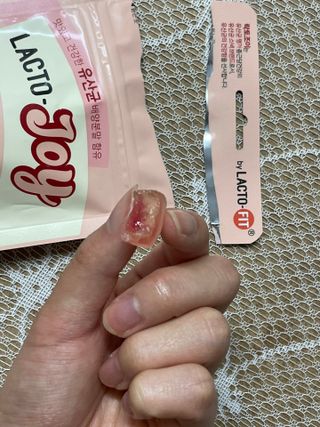 락토조이 구미젤리 복숭아맛 — 5점을 준 리뷰어가 2023년 5월 올린 사용 사진