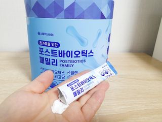 서울약사신협_포스트바이오틱스패밀리_5g x 100포 — 4.5점을 준 리뷰어가 2021년 3월 올린 사용 사진