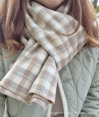 노르딕아일랜드 머플러 아이슬란드 체크 — 5점을 준 리뷰어가 2021년 10월 올린 사용 사진