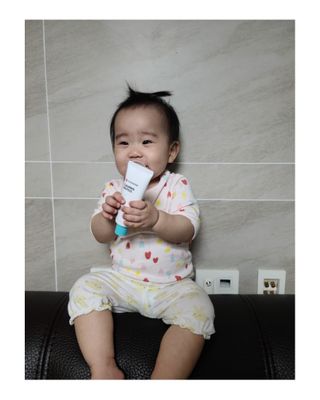 리더스코스메틱 리더스 카밍 바이오틱스 크림 마스크 — 5점을 준 리뷰어가 2021년 2월 올린 사용 사진