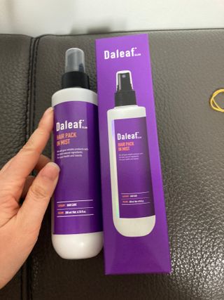달리프 글램 헤어팩 인미스트 200ml — 5점을 준 리뷰어가 2021년 1월 올린 사용 사진