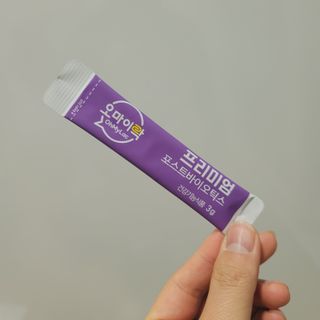 [유산균] 오마이락 프리미엄 포스트바이오틱스 30P — 5점을 준 리뷰어가 2022년 12월 올린 사용 사진