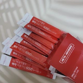 메타아르기닌 GC녹십자웰빙 메타 아르기닌 6000 플러스 오르니틴 — 4.5점을 준 리뷰어가 2022년 11월 올린 사용 사진