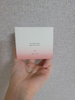 SOONWITH 바이오 수퍼 아쿠아 하이드로 젤 크림 — 5점을 준 리뷰어가 2021년 4월 올린 사용 사진
