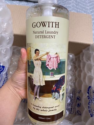 고위드올인원 세탁세제 1000ml — 4점을 준 리뷰어가 2021년 5월 올린 사용 사진