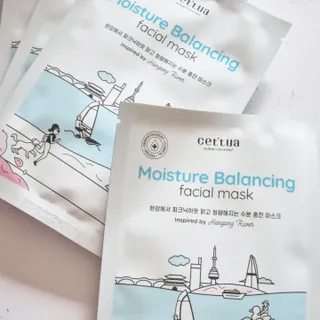 세뚜아(Cettua) [세뚜아] 모이스처 밸런싱 페이셜 마스크 Cettua Moisture Balancing Facial Mask 5매 — 5점을 준 리뷰어가 2023년 12월 올린 사용 사진