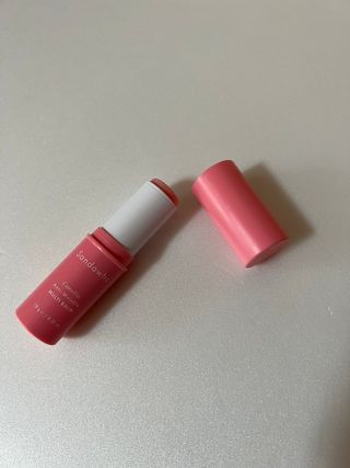 스킨큐어 산다화 카멜리아 안티 링클 멀티밤 — 5점을 준 리뷰어가 2022년 11월 올린 사용 사진