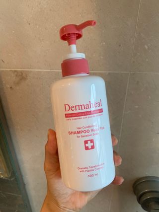 더마힐 헤어 컨디셔닝 샴푸 릴렉스 500ml — 4점을 준 리뷰어가 2021년 3월 올린 사용 사진