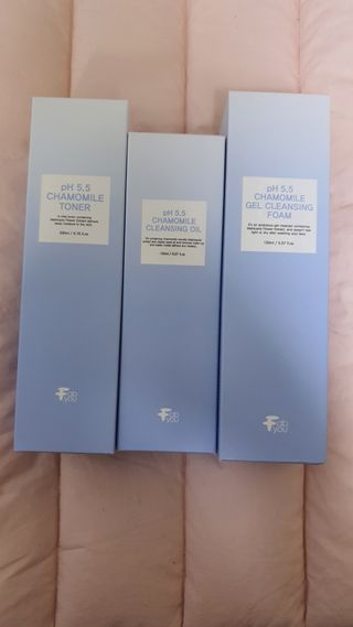 페브유 / FABYOU 페브유 pH5.5 캐모마일 젤 클렌징 폼 + 클렌징 오일 + 토너 3종 세트 — 4점을 준 리뷰어가 2021년 6월 올린 사용 사진
