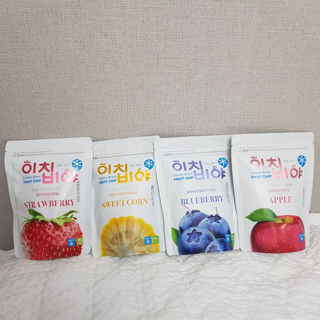 동결건조 과일칩 이치비야 4종 세트 리뷰 사진