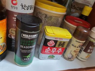 우주쿡 천연조미료 고메 프리미엄 시즈닝 6종 택1 청양고추+ /대파 /깻잎 /마늘 /생강 /표고버섯 — 5점을 준 리뷰어가 2021년 8월 올린 사용 사진