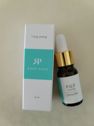 랑팡 EGF+FGF 10ppm 리포좀 앰플 원액 10ml — 5점을 준 리뷰어가 2021년 11월 올린 사용 사진