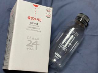 클린24시간 1BOX(5포) + 전용보틀(500ml) — 5점을 준 리뷰어가 2022년 8월 올린 사용 사진