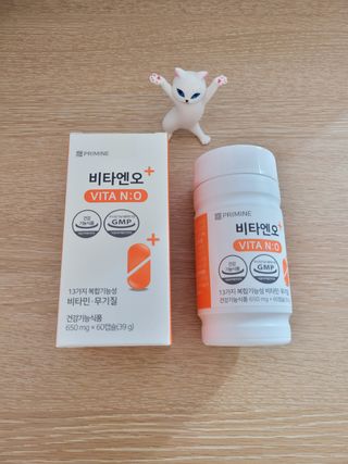 프리마인 성큼다가온 봄, 이너뷰티를 챙겨야 피부도 화사하게, 컨디션도 활기차게. 흡수율을 높인 고효율 비타민. — 5점을 준 리뷰어가 2022년 4월 올린 사용 사진