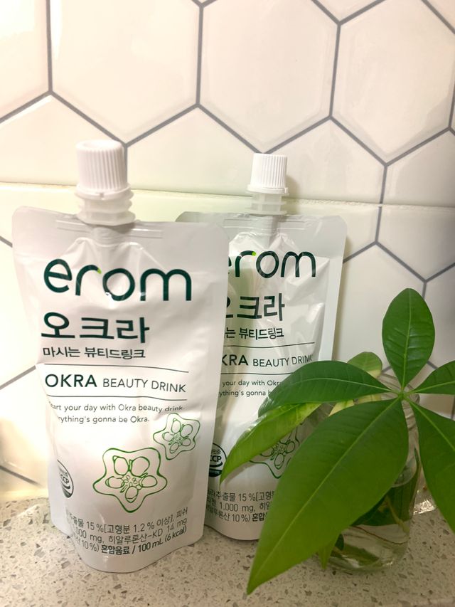 [이롬] 오크라 마시는 뷰티드링크 100mL x 20입 리뷰 사진