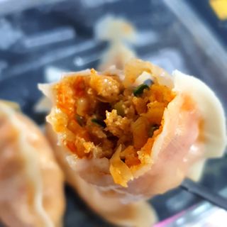 삼양냉동 [삼양] 얇은피불닭왕교자+얇은피까르보불닭왕교자 총4팩 — 5점을 준 리뷰어가 2021년 2월 올린 사용 사진