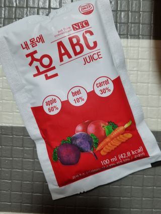 농업회사법인조은 내 몸에 조은 ABC 주스 — 5점을 준 리뷰어가 2021년 10월 올린 사용 사진