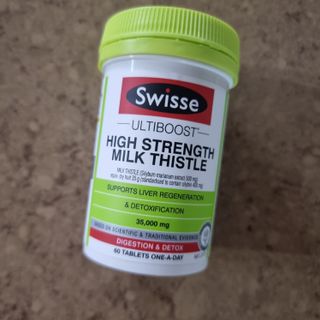 Swisse 스위스 고함량 밀크씨슬 35,000mg 60정 — 4점을 준 리뷰어가 2021년 11월 올린 사용 사진