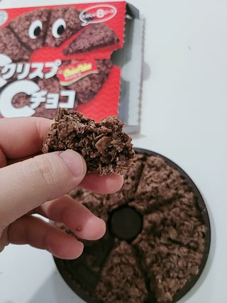 NISSIN 닛신 크리스피 초코 — 5점을 준 리뷰어가 2022년 12월 올린 사용 사진